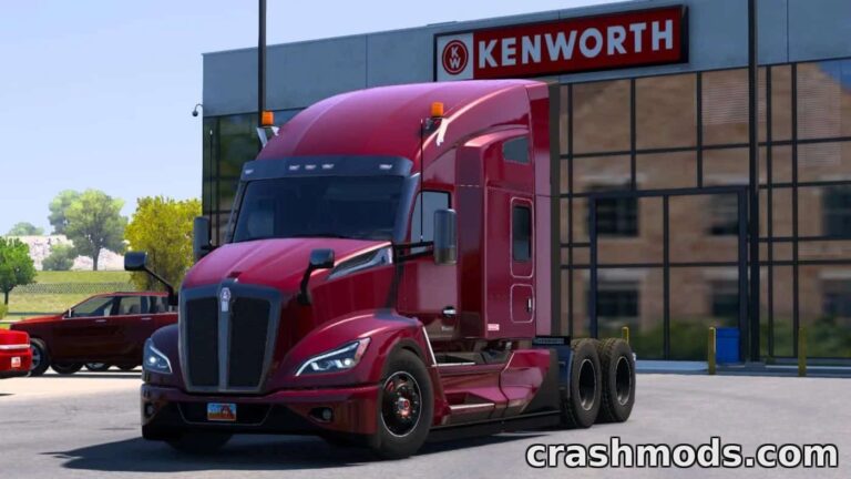 Kenworth T680 2022 Accessories Pack – Customization Parts American Truck Simulator mod screenshot
