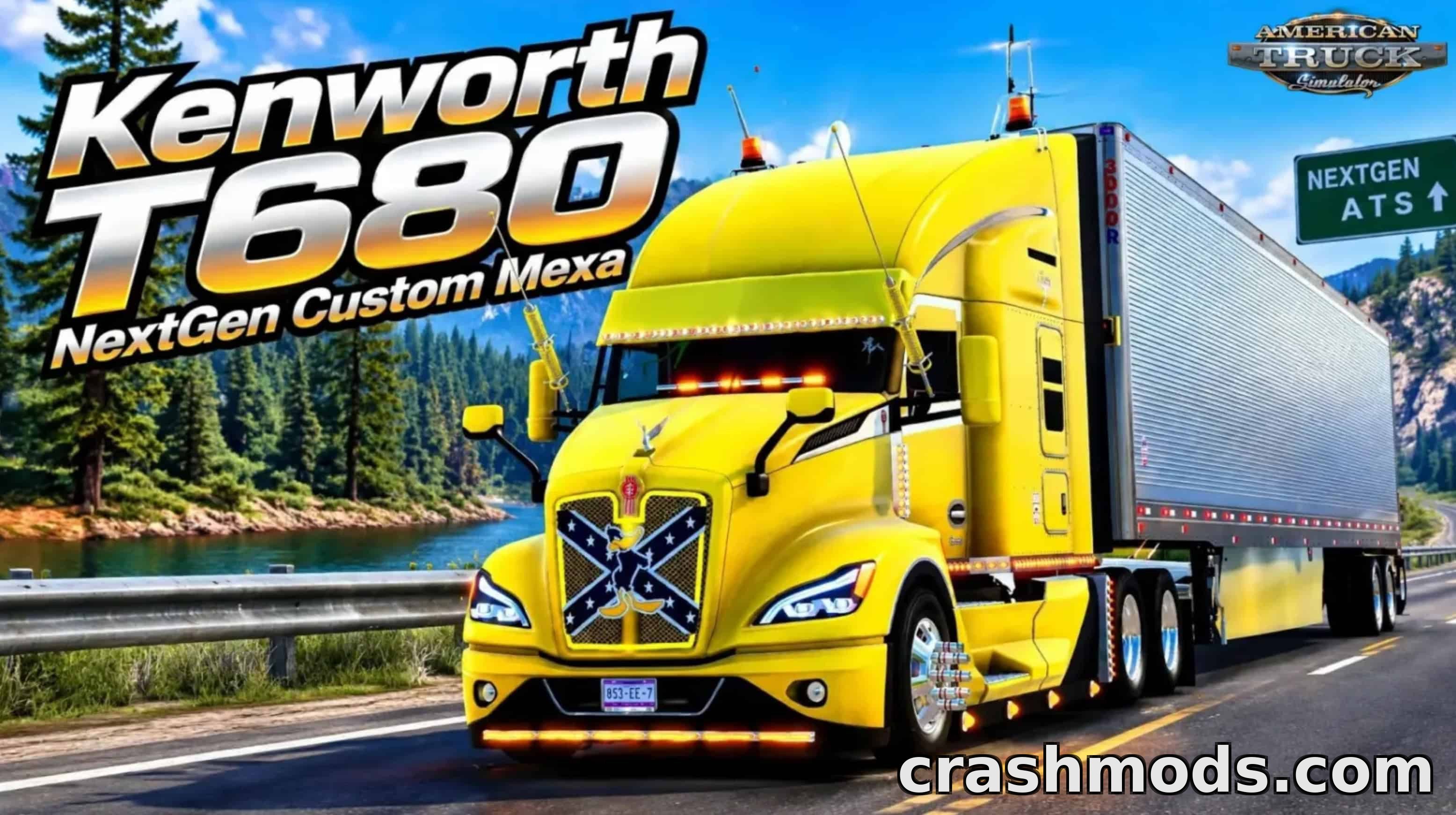 Kenworth T680 NextGen Custom Mexa – Vibrant Custom Truck – screenshot 2