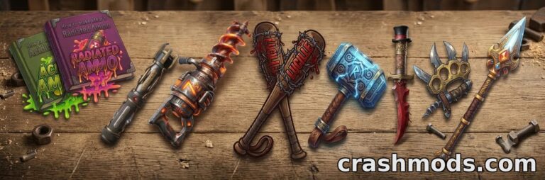 kfear’s Legendary Items – Unique Weapons & Armor 7 Days to Die mod screenshot