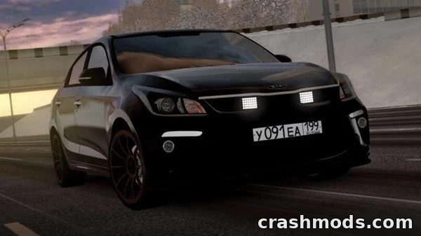 Kia Rio 1.6 – Sedan with New Sounds and 21 Extras City Car Driving mod screenshot