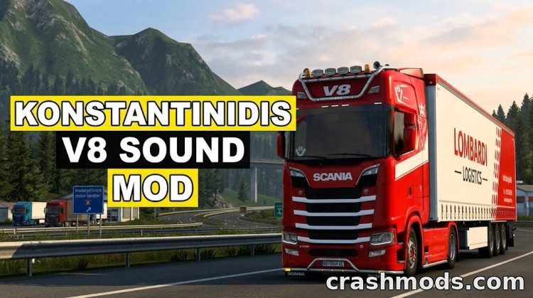 Konstantinidis R950 Sound – Air Brakes, Horns and Blow-Off Valve Euro Truck Simulator 2 mod screenshot