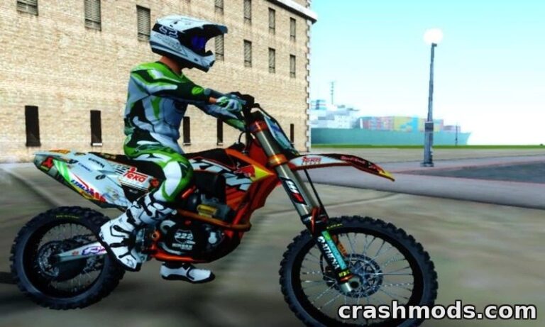 KTM SXF 450 Redbull Teka Racing – Detailed Motocross Bike GTA San Andreas mod screenshot