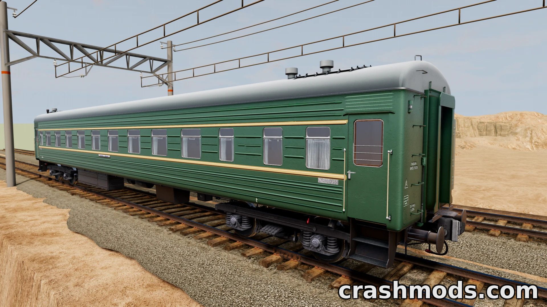 KVZ Wagon 66 – Detailed Train Car with PBR Materials – screenshot 13