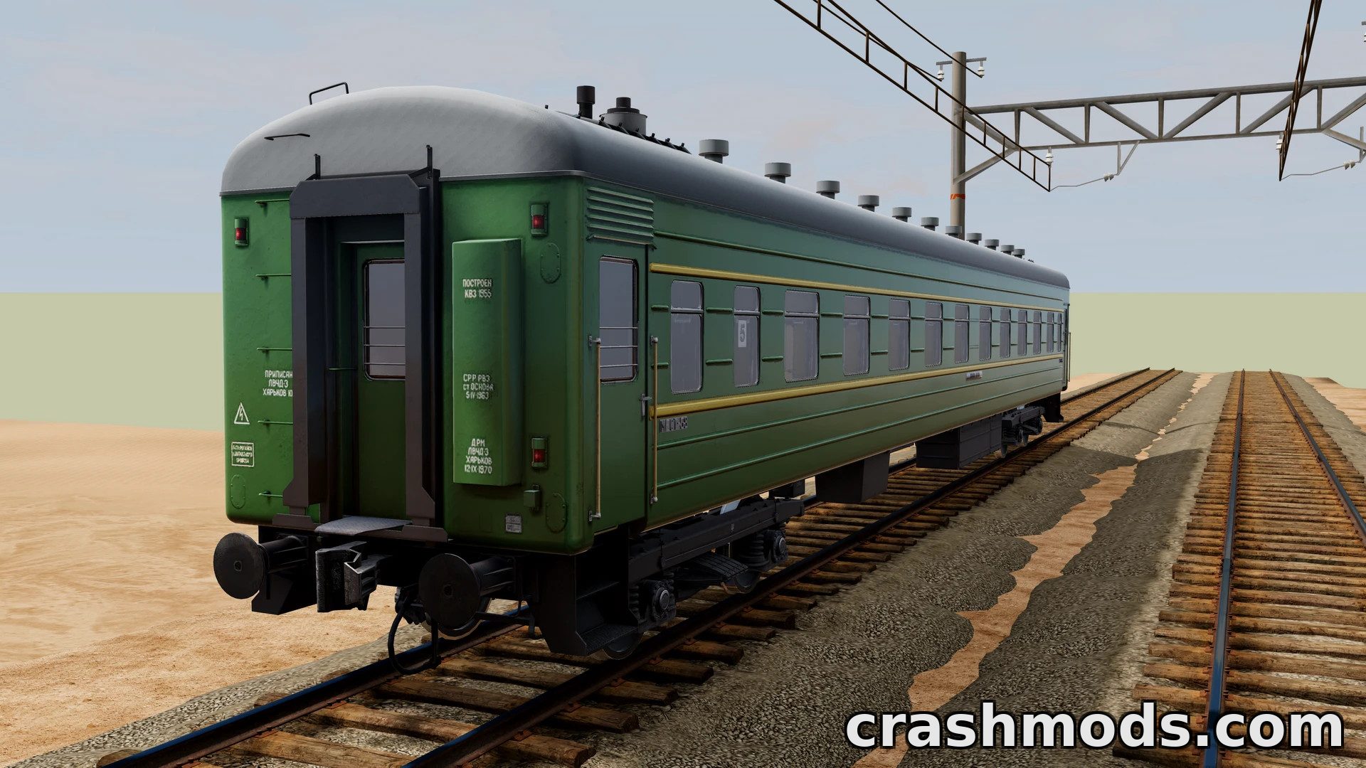 KVZ Wagon 66 – Detailed Train Car with PBR Materials – screenshot 14