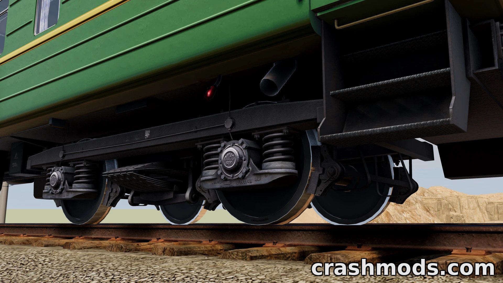 KVZ Wagon 66 – Detailed Train Car with PBR Materials – screenshot 15