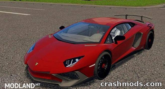 Lamborghini Aventador SuperVeloce Coupe – High-Performance Sports Car City Car Driving mod screenshot