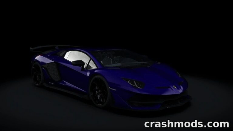 Lamborghini Aventador SVJ – High-Performance Supercar Addon Assetto Corsa mod screenshot