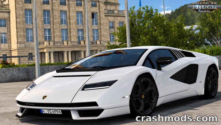 Lamborghini Countach LPI 800-4 – Hybrid Supercar American Truck Simulator mod screenshot