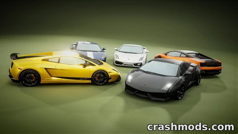 Lamborghini Gallardo – Detailed Italian Coupe for Simulation BeamNG.drive mod screenshot