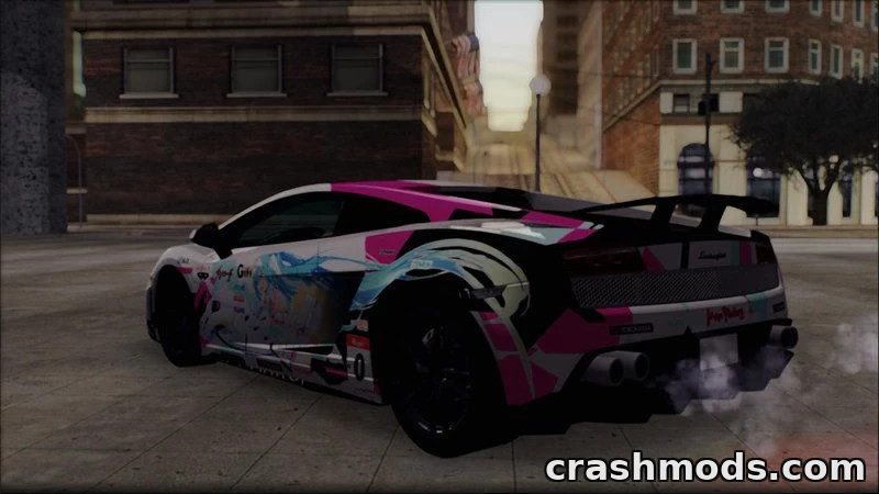 Lamborghini Gallardo LP570-4 Racing Miku 2015 – Itasha Supercar – screenshot 3
