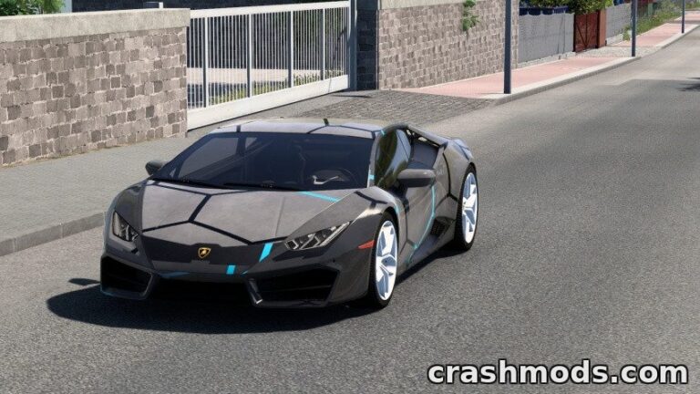 Lamborghini Huracan LP 580-2 2017 – Rear-Wheel-Drive Supercar Euro Truck Simulator 2 mod screenshot