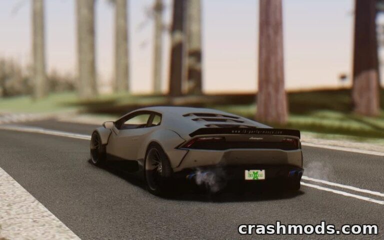 Lamborghini Huracan LB – Supercar With IVF-Adapted Lights GTA San Andreas mod screenshot