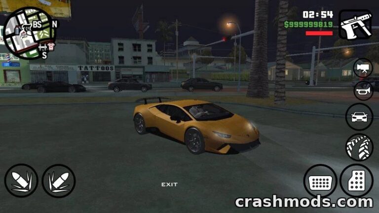 Lamborghini Huracan Performante – Android Supercar GTA San Andreas mod screenshot