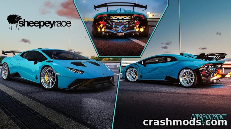Lamborghini Huracan STO – Race-Inspired Supercar Experience Assetto Corsa mod screenshot