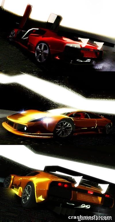 Lamborghini Murcielago R-GT – Race Car with 4 Paintjobs GTA San Andreas mod screenshot