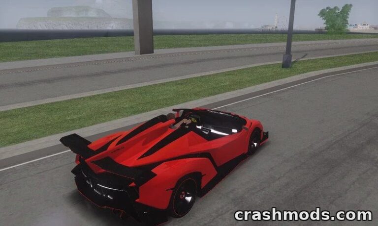 Lamborghini Veneno Roadster – Open-Top Italian Supercar GTA San Andreas mod screenshot