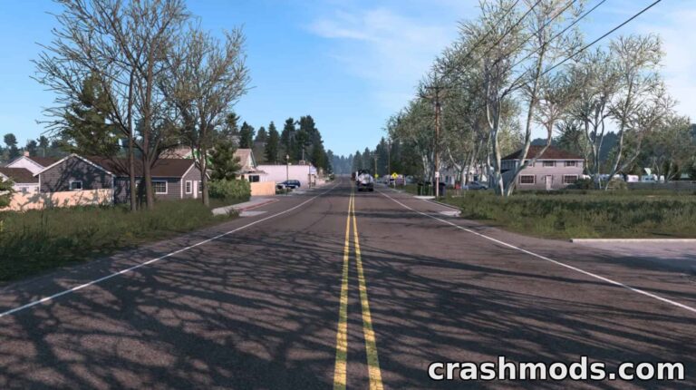 Late Autumn/Mild Winter – Weather & Environment American Truck Simulator mod screenshot