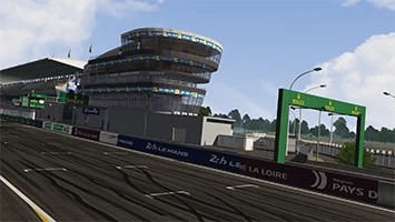 Le Mans FM7 – Optimized Circuit de la Sarthe Track Recreation Assetto Corsa mod screenshot