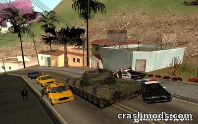 Leopard 2A6 – Battle Tank with Movable Tracks GTA San Andreas mod screenshot