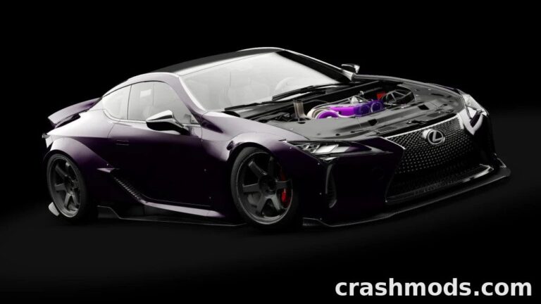 Lexus LC500 Liberty Walk No Hesi Spec – Widebody Tuner Build Assetto Corsa mod screenshot