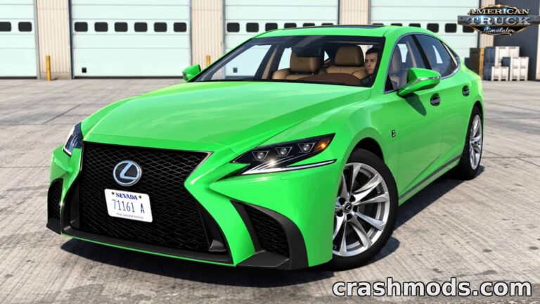 Lexus LS 500 F-Sport 2018 – Luxury Sedan American Truck Simulator mod screenshot