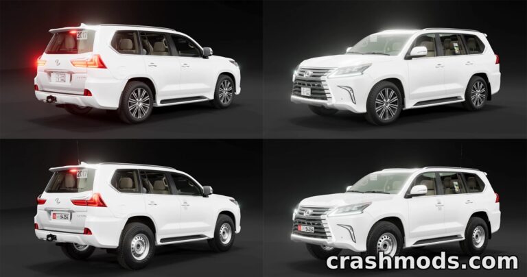 Lexus LX570 2017 – Realistic Luxury SUV Experience BeamNG.drive mod screenshot