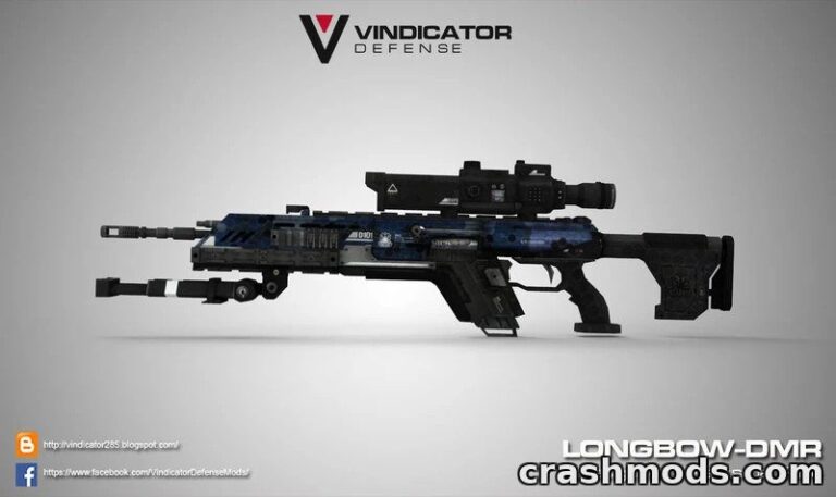 Longbow-DMR – Semi-Automatic Sniper Rifle by VindiCaToR GTA San Andreas mod screenshot