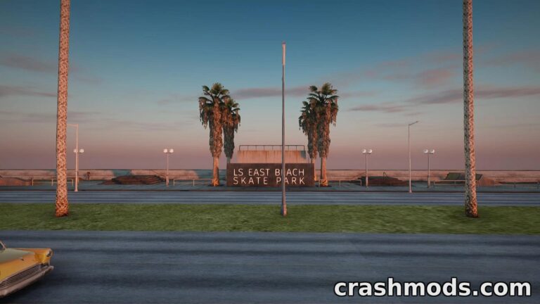 Los Santos East Beach Skate Park – Enhanced Android Map Addition GTA San Andreas mod screenshot