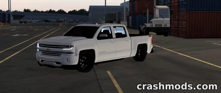 Lowered 2018 Chevy Silverado – Custom Pickup Truck American Truck Simulator mod screenshot