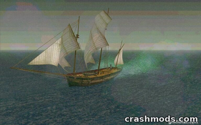 Luger Corsairs LSC Caravela – Classic Sailing Yacht Conversion GTA San Andreas mod screenshot