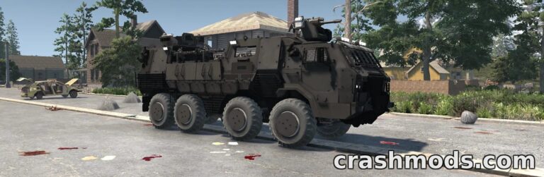 M-RAT – Armored Military Vehicle 7 Days to Die mod screenshot