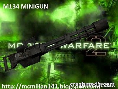 M134 Minigun – Modern Warfare 2 Conversion GTA San Andreas mod screenshot