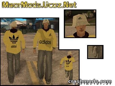 Maccer in Adidas – Character Skin by maor44442008 GTA San Andreas mod screenshot