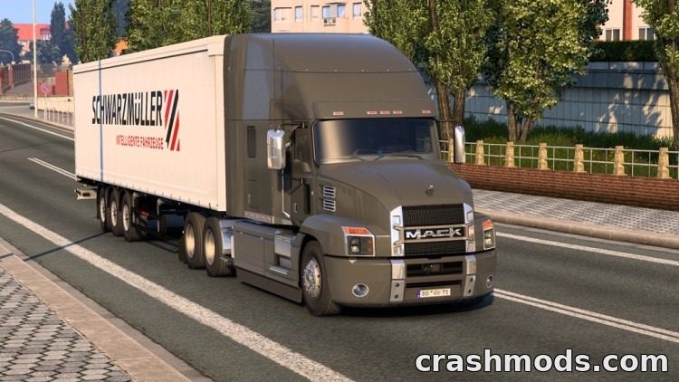 Mack Fleet – Mack Anthem and Pinnacle with Their Own Dealer Euro Truck Simulator 2 mod screenshot