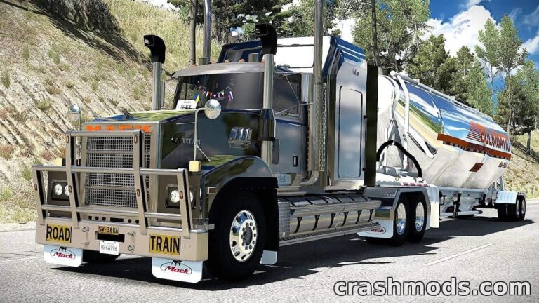 Mack Titan – Super Liner Cabin Truck American Truck Simulator mod screenshot