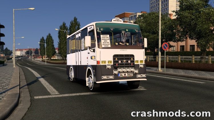 Magirus M2000 – Bus with Lemon Yellow Headlights and 5 Horns – screenshot 2