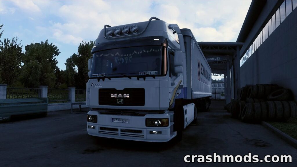 MAN F2000 Evo – Classic Truck with Custom Chassis Options Euro Truck Simulator 2 mod screenshot