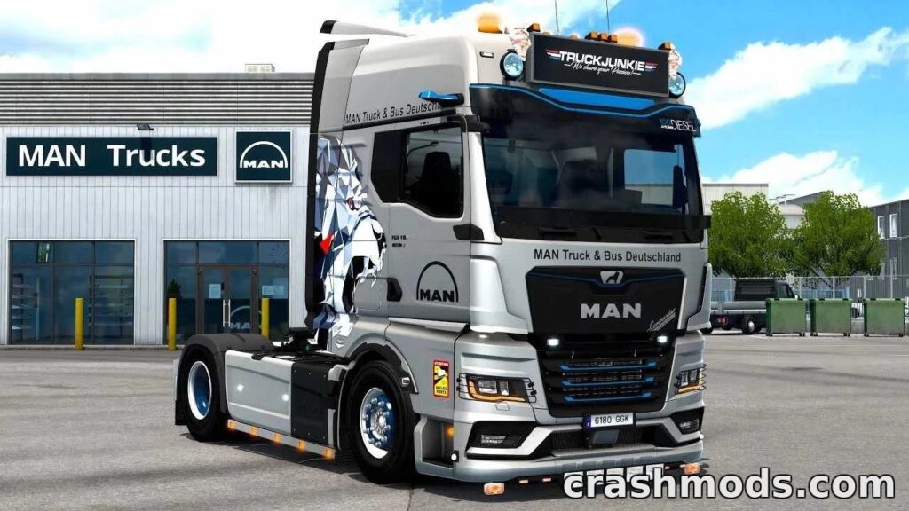 MAN TG3 2020 Truck – Tuning and Customization Options Euro Truck Simulator 2 mod screenshot