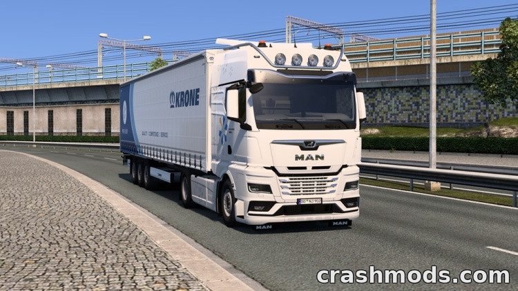MAN TGX 2020 – Extended Stock Truck with Low Deck Chassis – screenshot 2