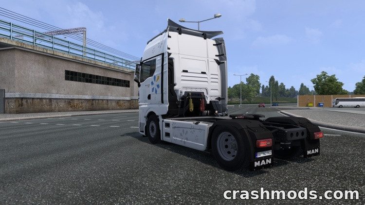 MAN TGX 2020 – Extended Stock Truck with Low Deck Chassis – screenshot 4