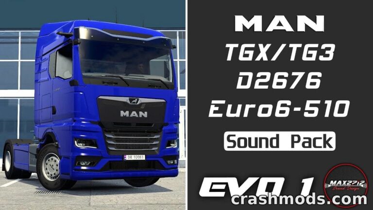 MAN TGX 2020 TG3 510 D2676 Sound – Authentic Engine Audio Pack Euro Truck Simulator 2 mod screenshot
