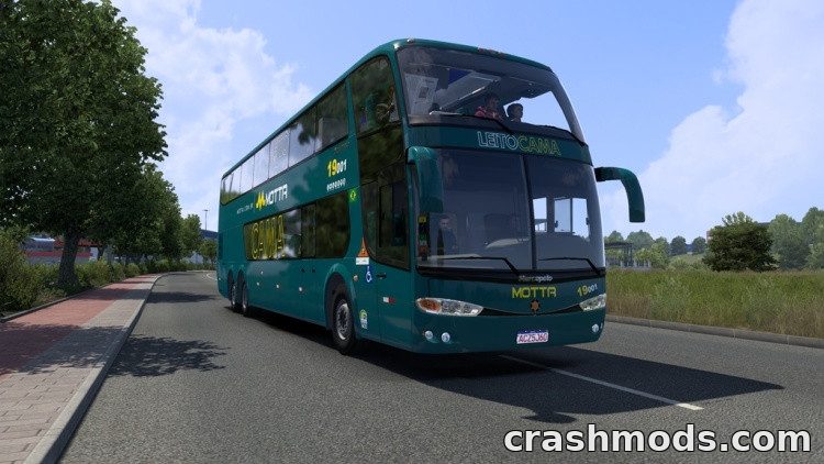 Marcopolo G6 DD Scania – Coach With Ten Skins Euro Truck Simulator 2 mod screenshot