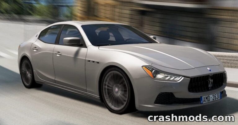 Maserati Ghibli – 28 Configurations with Police and Taxi Versions BeamNG.drive mod screenshot