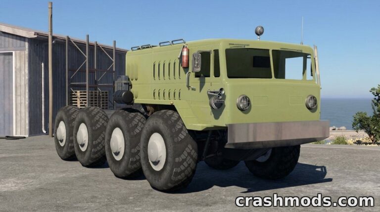 MAZ-535D – Soviet Heavy Hauler Truck BeamNG.drive mod screenshot