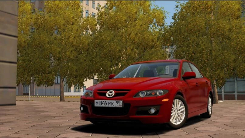 Mazda 6 MPS 2007 Turbo Sedan with 7 Extras City Car Driving mod screenshot