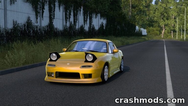 Mazda MX-5 Miata NA – Roadster with Pop-Up Headlights and Tuning Euro Truck Simulator 2 mod screenshot