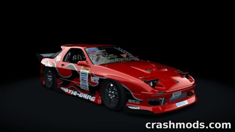 Mazda RX-7 FC3S – Rotary Drift Classic with Pop-Up Lights Assetto Corsa mod screenshot