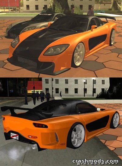 Mazda RX-7 VeilSide Fortune – Tuned Japanese Sports Car GTA San Andreas mod screenshot