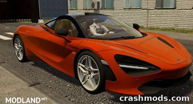 McLaren 720S 2018 – Supercar with Custom Sound and 11 Extras City Car Driving mod screenshot