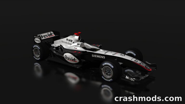 McLaren Mercedes F1 Livery – High-Quality F2004 Skin Assetto Corsa mod screenshot